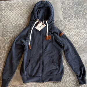 Wanakome NWT Navy Blue Hoodie Hera